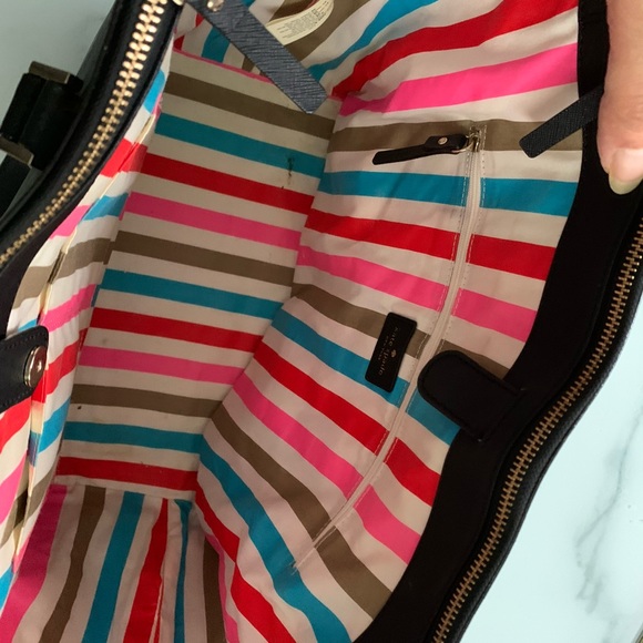 Kate Spade Newbury Lane Cadene Black Leather Tote - Picture 14 of 16